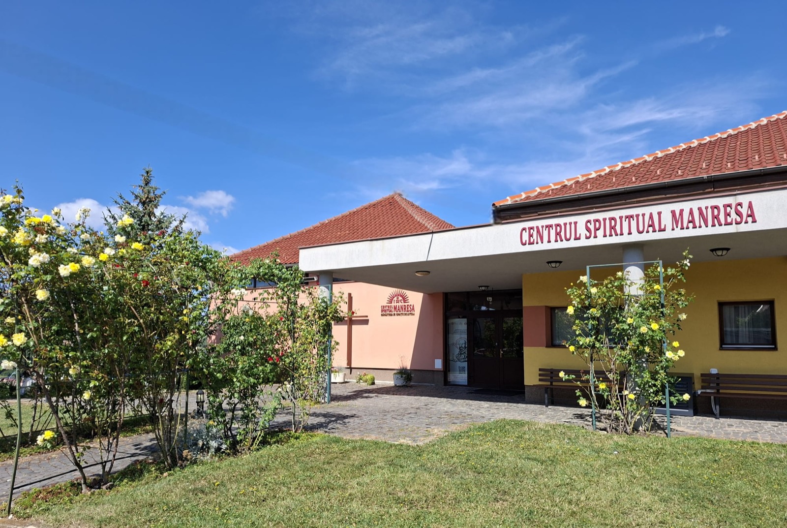 Intrarea Centrului Spiritual Manresa